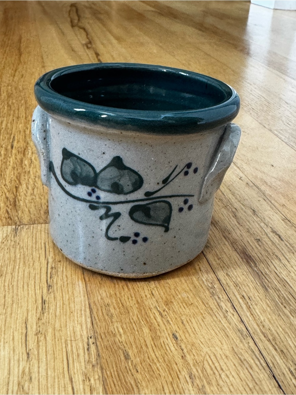 Great Bay Pottery Crock Small Open Handmade Rye NH 2004